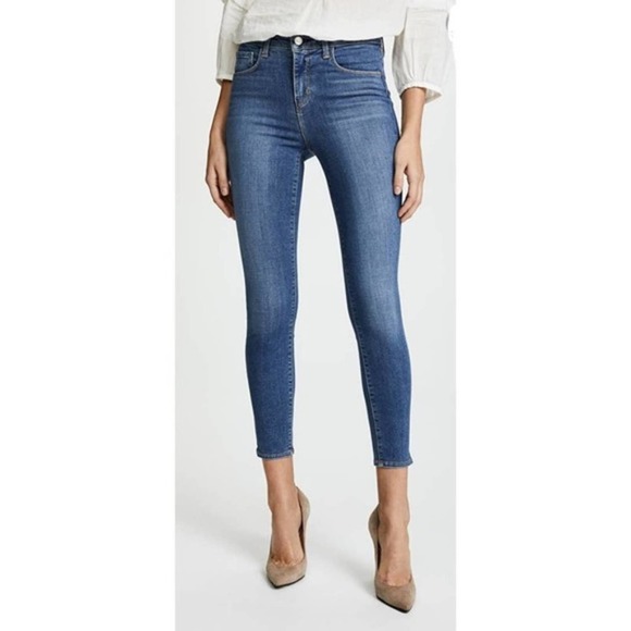 L'AGENCE Denim - L'Agence Margot Skinny Ankle Jeans in Dark Vintage